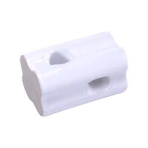 Isolateur en céramique 130g, porcelaine haute résistance, résistant aux hautes températures, anti-corrosion, pour poteaux en acier ou en bois de 60 mm - Product Image 2