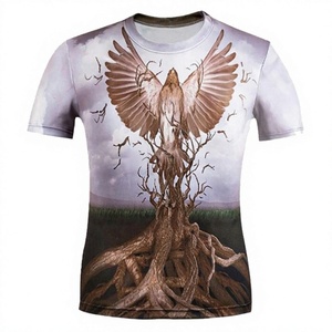 Nuevo Diseño, Camisetas Sublimadas para Hombre de la Mejor Calidad, Colores Personalizables, Venta al Por Mayor, Alta Calidad, 100% Poliéster, Manga Corta - Product Image 6