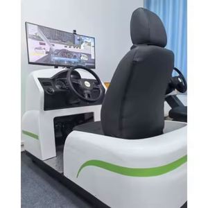 Simulador de Conducción de Autos Realista, Máquina de Juegos Operada con Monedas, Pantalla Grande, Certificación CE, Juego de Carreras en Inglés para Entrenamiento de Conducción - Product Image 1