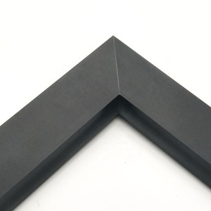 Profilé d'extrusion en alliage d'aluminium anodisé <span class=keywords><strong>noir</strong></span> mat 6063-T5 pour armoire, profilés de meubles de cuisine, cadre de découpe pour porte vitrée - Product Image 2
