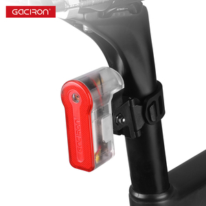 Lanterna Traseira Inteligente a Laser GACIRON W03AW para Bicicleta, 30 Lumens, Montagem Magnética, Luz de Advertência de Segurança para Bicicleta - Product Image 4