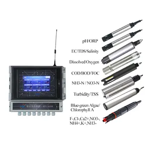 ISO9001 IOT MPG-6099 TSS לעשות EC כלור אמוניום יון אמיתי זמן Multiparameter מים באיכות צג מנתח מערכת מחיר