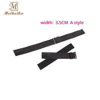 Bandes élastiques réglables pour perruques 2.8/3/3.5cm A Style Nylon noir faisant des casquettes de perruque filet à cheveux filet à dentelle couture fabrication de perruques en caoutchouc