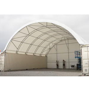 Bâtiment de stockage temporaire en structure acier imperméable pour extérieur C4040S, dôme GAISHI, abri - Product Image 4