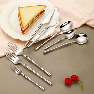 Unique Reusable Dishwasher Safe Restaurant Cutlery Flatware Set Dinnerware 18/10 Stainless Steel Hotel Cutlery - Product Image 3