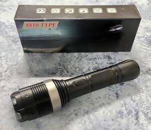 Rechargeable with LED Flashlight Strong Light Mini Torch VIP ERTEK 8810 LED Tactical Flashlight with Switch for Outdoor Use