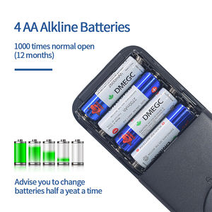 מנעול חכם ביומטרי עם קורא טביעות אצבע, קוד ומקלדת, מאלומיניום, בעל אבטחה גבוהה,  מתאים לבית ולמלון, תואם טויה ו-TTlock. - Product Image 6