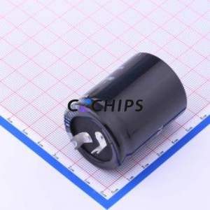 Condensateur électrolytique en aluminium à encliquetage 250MXG1500MLCALN35X45, trou traversant, D35xL45mm 1500uF 20% 250V 14.2mm - Product Image 2