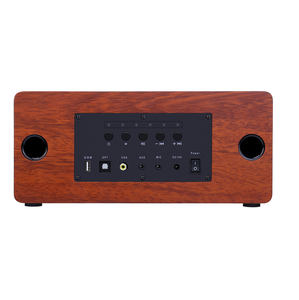 <strong>Mini</strong> FM Radio <strong>DJ</strong> Karaoke Sound Box Loudspeaker Wooden Multifunction Wireless BT <strong>Speaker</strong> for Singing - Product Image 3