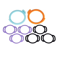 Anneau de fixation souple en silicone pour couvercle de bouteille, anneau d'étanchéité OEM en silicone pour éviter les fuites, fourni par l'usine