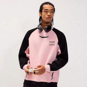 Sudadera con Capucha de Algodón de Alta Calidad, Corte Regular, Bloques de Color, Cuello Redondo, Hombros Caídos, Logotipo Personalizado, Transpirable, para Hombre, Otoño, Fútbol - Product Image 4