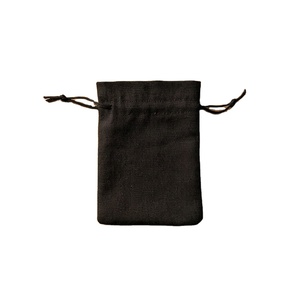 Bolsa de Algodón Calico Negra Grande con Logotipo Personalizado por Sublimación, Bolsa Ecológica Reutilizable para Zapatos, Regalo Corporativo, Bolsa con Cordón de Algodón - Product Image 1