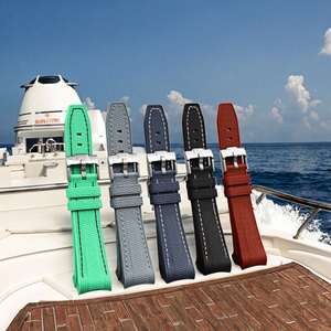 Correa Deportiva de Silicona Líquida de 20 mm, Resistente al Agua, Suave, con Extremos Curvos y Transpirable para Reloj MoonSwatch, Superventas - Product Image 2