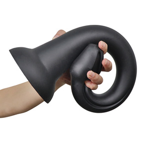 Grand plug anal en silicone en forme de queue de baleine, jouet sexuel souple pour masturbation féminine, vente en gros - Product Image 4
