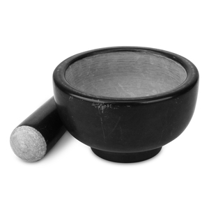 Mortero y Maja de Mármol Natural Ecológico al por Mayor, Accesorios de Cocina, Molinillo y Triturador de Especias y Hierbas Blanco - Product Image 3