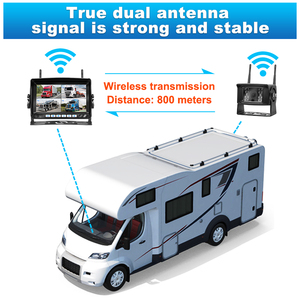 HD Night Vision Truck Surround Security <b>System</b> 4CH 7 Inch Screen With MDVR Dual Antenna Digital 1080P Wireless Backup <b>Camera</b> Wir - Product Image 4