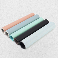 Tapis de souris en cuir PU à surface lisse personnalisé tapis de souris d'ordinateur à domicile étendu tapis de bureau