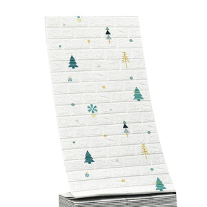 Pannello Murale Impermeabile Autoadesivo in Schiuma per Decorazione Domestica, <span class=keywords><strong>Carta</strong></span> <span class=keywords><strong>da</strong></span> <span class=keywords><strong>Parati</strong></span> 3D Autoadesiva - Product Image 3