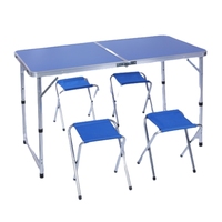 Table de camping en aluminium vente en gros table pliante stable à hauteur réglable table de camping pliante de pique-nique pliable de jardin