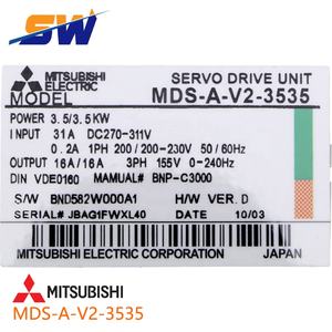 MDS-A-V2-3535 Unit <span class=keywords><strong>Servo</strong></span> <span class=keywords><strong>Drive</strong></span> <span class=keywords><strong>MITSUBISHI</strong></span> merek asli dalam stok - Product Image 2