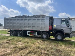 HOWO8x4 Dump Truck New Used Diesel Fuel Heavy Truck for Africa Central Asia Weichai Engine Fast <b>Gear</b> <b>Box</b> Left Steering Rear - Product Image 5