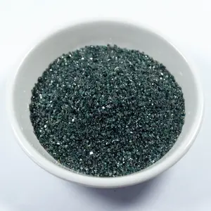 Cina produttore di carburo di silicio verde di prima qualità in polvere prezzo 99 puro Sic smeriglio in granella di Carborundum