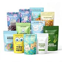 Staande ritssluitingszak, hersluitbaar, doypack, food grade, transparant venster, geplooide bodem, verpakking voor snacks, snoep, koffie, thee, gedroogd fruit