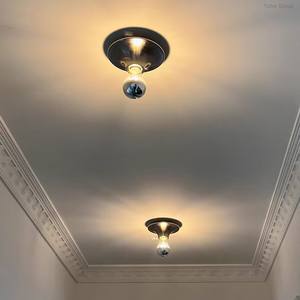 Modern <b>Retro</b> Living Room <b>Wall</b>-mounted Aluminum LED Yellow Chrome Gold Red White Decorative Lamp - Product Image 4