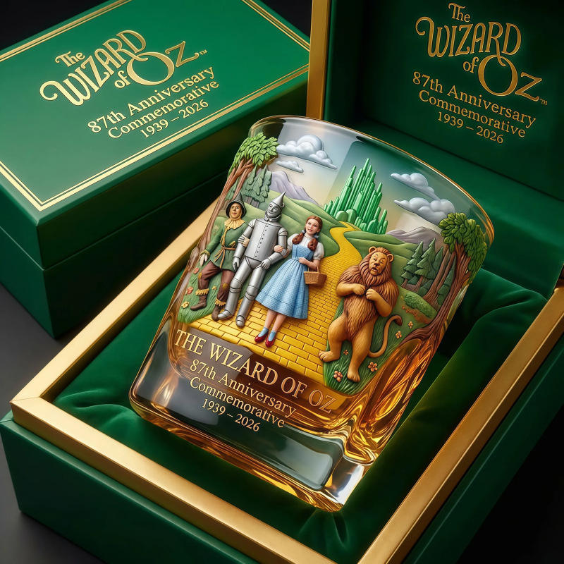 Verre à vin-le magicien d'Oz