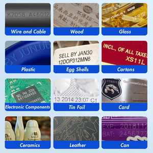 Công nghiệp tốc độ cao Laser khắc máy in 30 Wát bay sợi Laser đánh dấu máy cho PVC ống nhựa và PE cáp dây - Product Image 4