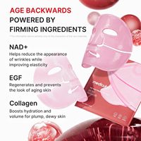 Masque en gelée medicube avec NAD EGF raffermissant, masque hydrogel pour l'élasticité et le volume de la peau, 4 pièces