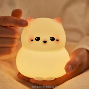 Nouvelle conception, mini <span class=keywords><strong>veilleuse</strong></span> pour enfants en silicone en forme de <span class=keywords><strong>chat</strong></span>, rechargeable par USB - Product Image 4