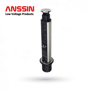 Ổ Cắm Rút Lại Đảo Đảo Nhà Bếp Để Bàn Văn Phòng Ổ Cắm Điện Bật Lên Lỗ 60Mm Có Bộ Sạc USB - Product Image 4