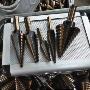 Yiduo Inch <b>Step</b> <b>Drill</b> Bits Hex Shank Bright Finish For Nonferrous Metals Woodworking Tools - Product Image 1