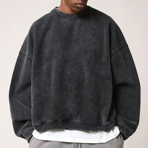 <span class=keywords><strong>Felpa</strong></span> con cappuccio squadrata personalizzata <span class=keywords><strong>felpa</strong></span> da uomo con cappuccio oversize oversize per uomo - Product Image 1