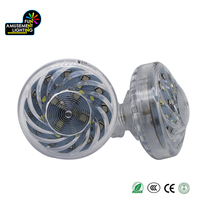Lampes à points AC24V IP65 E14 60mm pour parc d'attractions, manèges, rétroéclairage préprogrammé 1-16 programmes, éclairage LED à capuchon vissé