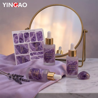 Autocollants prédécoupés Yingao avec logo personnalisé, autocollants en vinyle imperméables pour marque cosmétique, impression d'étiquettes pour emballages de gloss à lèvres