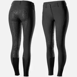 Quần Bò Cao Spandex Quần Bò Đan Quần Bó Ngựa Cưỡi Ngựa