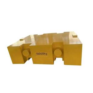 Pesas Patrón de Acero Galvanizado Veidt de 5000 kg OIML, Pesas de Contrapeso de 10 Toneladas con Punto de Apilamiento para Prueba de Carga, 5000 kg S - Product Image 1