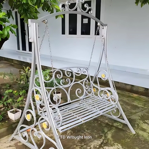 Columpios multifunción de excelente calidad, muebles de patio a buen precio, Columpio de hierro para jardín, lujo moderno de fabricante de Vietnam - Product Image 4