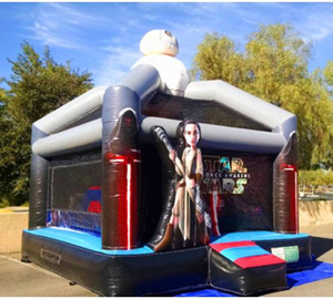 Venta caliente nuevo producto inflable gigante <span class=keywords><strong>fuerza</strong></span> despierta deluxe rebote casa Jersey portero - Product Image 2