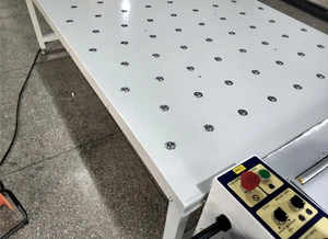 Op maat gemaakte zware handbediende zwaartekracht-stalen kogeltransporttafel - Product Image 6