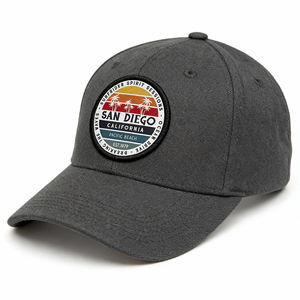 Gorra de Béisbol de San <span class=keywords><strong>Diego</strong></span> de 6 Paneles Personalizada de Alta Calidad con Parche Bordado con Logotipo, Gorra Deportiva de Tela Común para Golf y Béisbol para Exteriores - Product Image 6