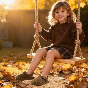 Chaussons en peluche pour enfants YL-25451 avec sangle réglable - Sandales d'intérieur d'hiver pour garçons et filles, chaudes, antidérapantes et disponibles en OEM/ODM - Product Image 6