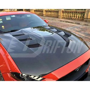 Capot en fibre de carbone style transparent pour Ford Mustang Gen6 S550.2 2018-2023 - Product Image 5