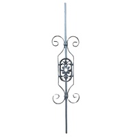 Accesorios Decorativos de Hierro Forjado Contemporáneos, Nuevos de Fábrica, Superficie Antioxidante, Resistentes al Agua, Duraderos, para Barandillas de Escaleras