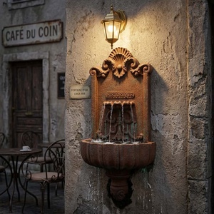 Ornement mural extérieur <span class=keywords><strong>vintage</strong></span> en résine avec style Art Déco antique pour la décoration de jardin - Product Image 2