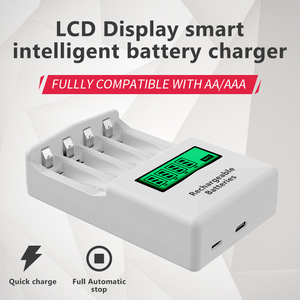 PUJIMAX 1.2v aa pil şarj cihazı seti nimh pil şarj cihazı aa aaa akıllı pil şarj cihazı pil şarj cihazı 4 adet aa 1300mah - Product Image 2