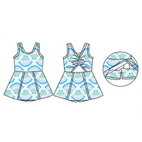 Maillot de bain sans manches d'été imprimé personnalisé de haute qualité pour les filles Vêtements de plage et de piscine pour petites filles Nouveaux vêtements pour enfants