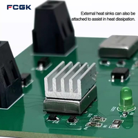 Relé de Estado Sólido Miniatura FCGK SDD-6HAII, Controlado por Microcontrolador, 10A 60VDC, Bajo Consumo de Energía, Larga Vida Útil